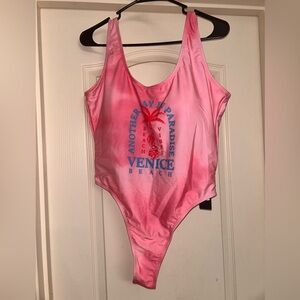 Fashion Nova Pink Swimsuit